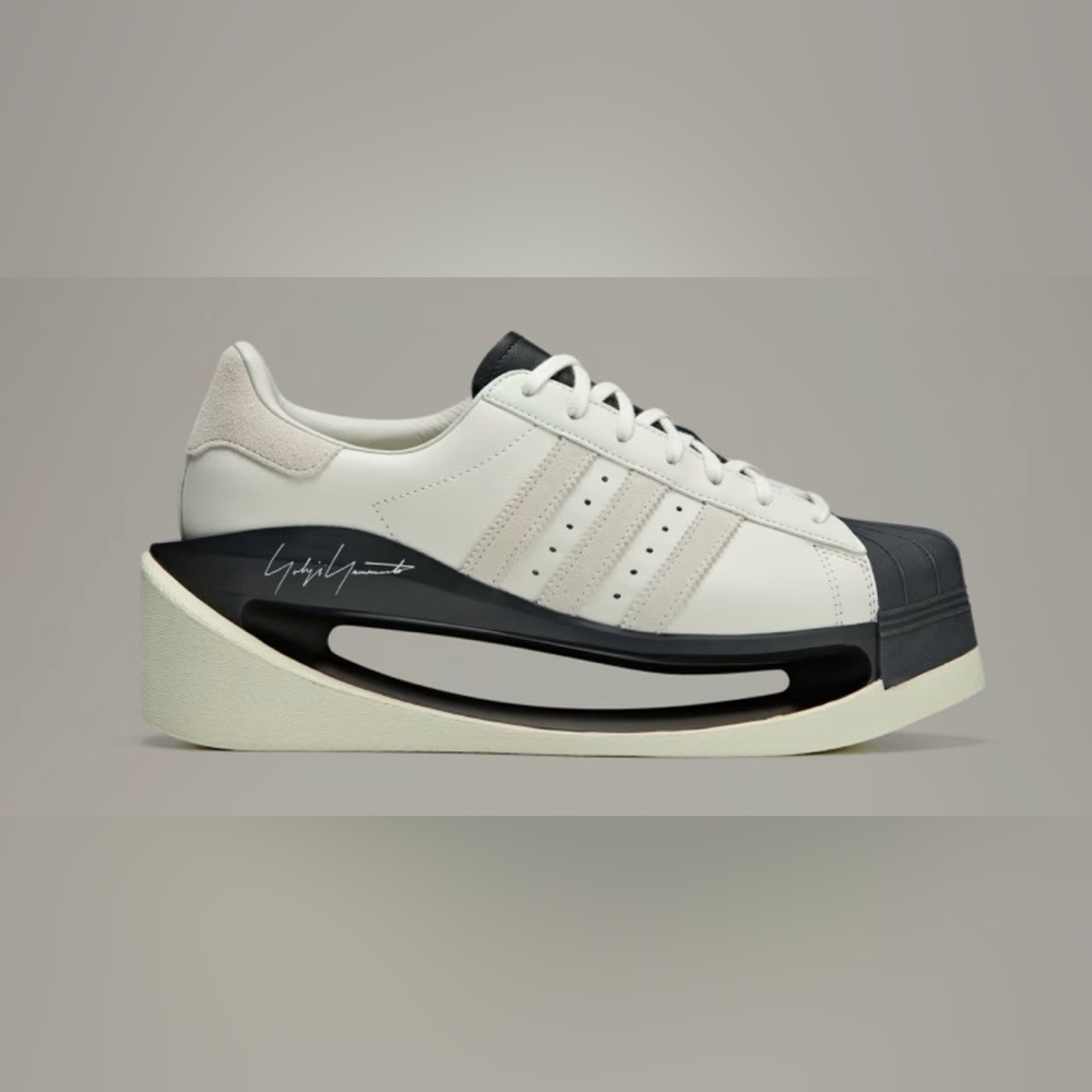 Y-3 Gendo Superstar in White and Black